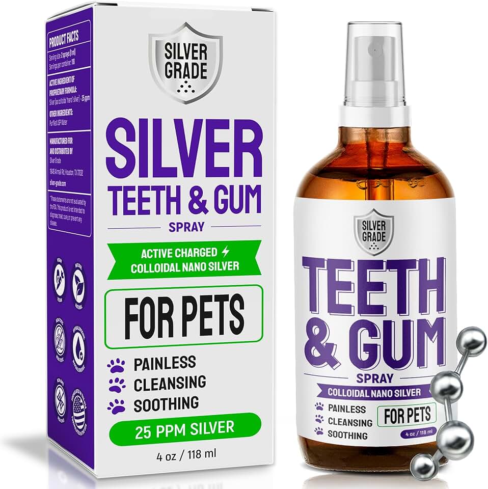 Silver Grade Pet Dental Spray for Fresh Breath
