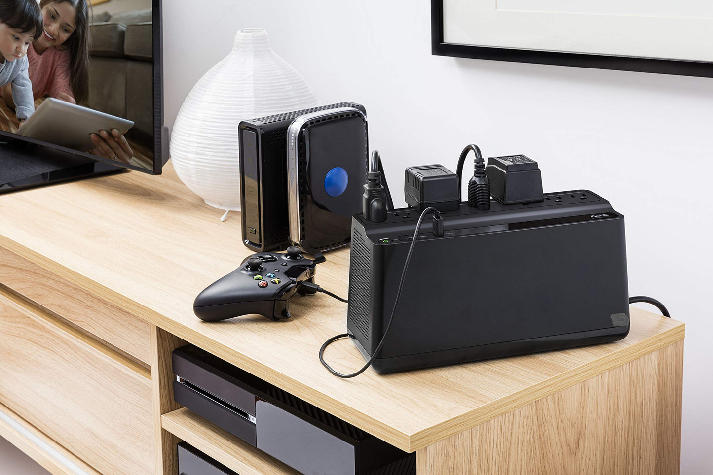 UPS Battery Backup and Surge Protector, 600VA Backup Battery Power Supply, BE600M1 Back-UPS with USB Charger Port