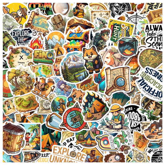 Adventure Treasure Hunt Sticker Pack for Kids and Teens