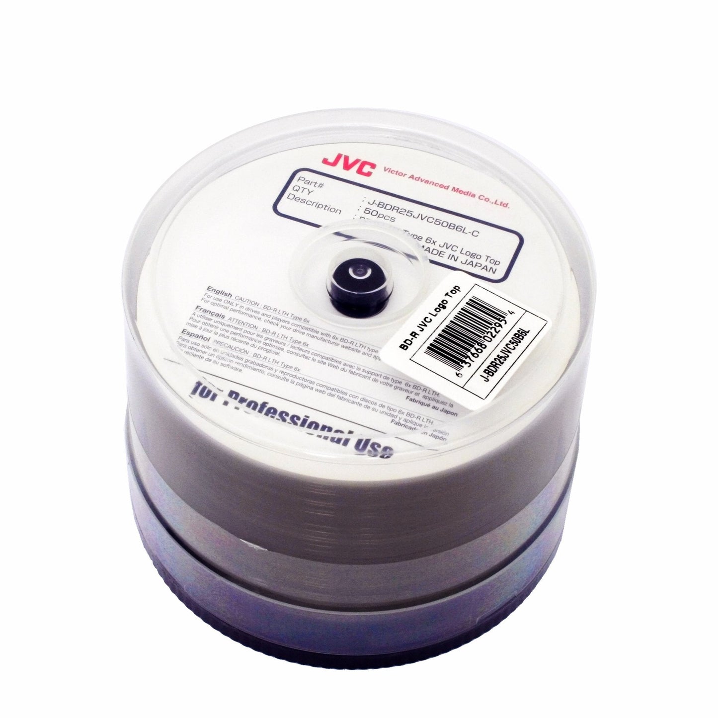 BD-R LTH 6X 50PK CAKE BOX (made in Japan)