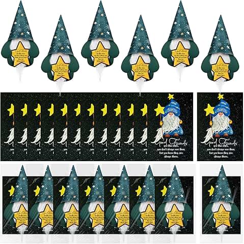 8 Plush Gnome Ornaments for Friends and Holidays