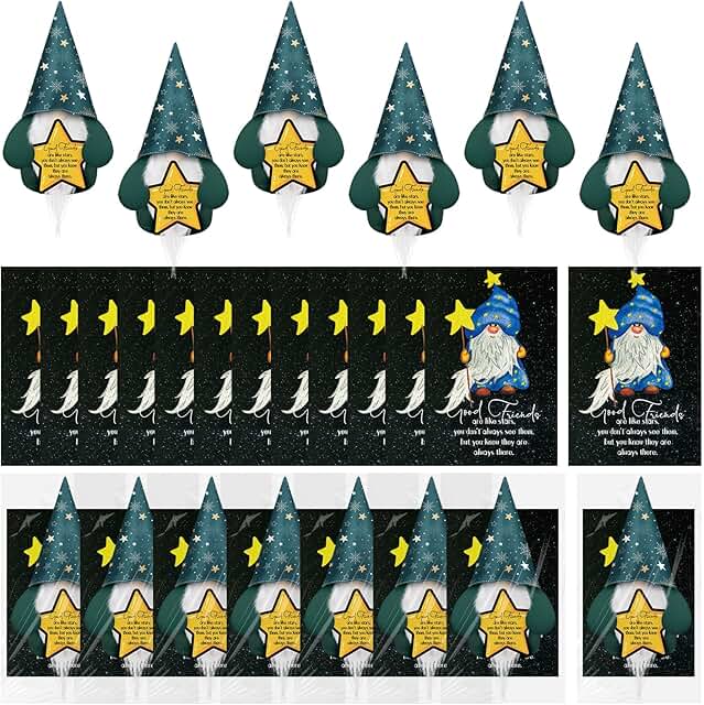 8 Plush Gnome Ornaments for Friends and Holidays