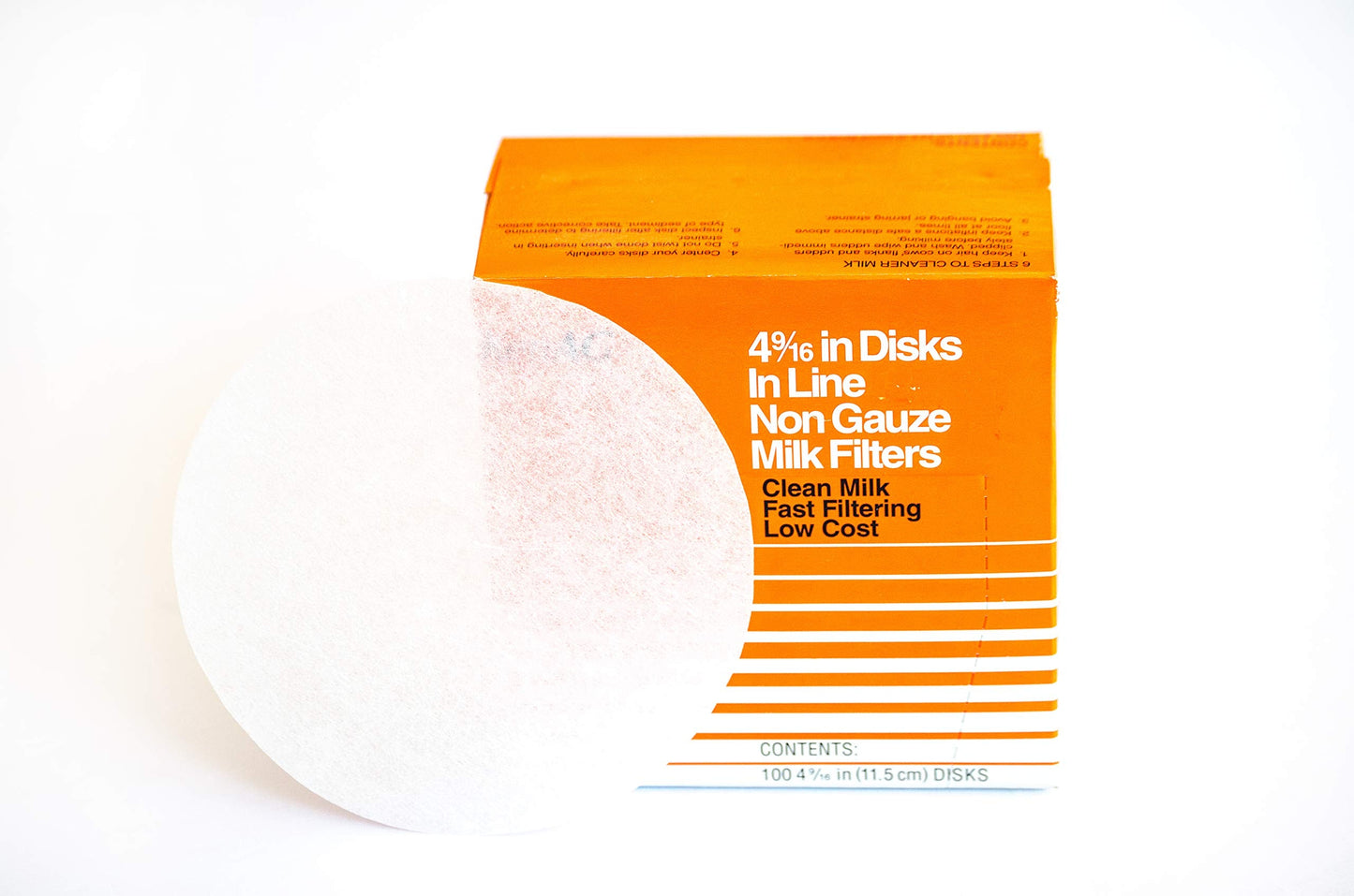 Kenag Milk Filter Disks 4-9/16" (100 disks) (1 Pack)