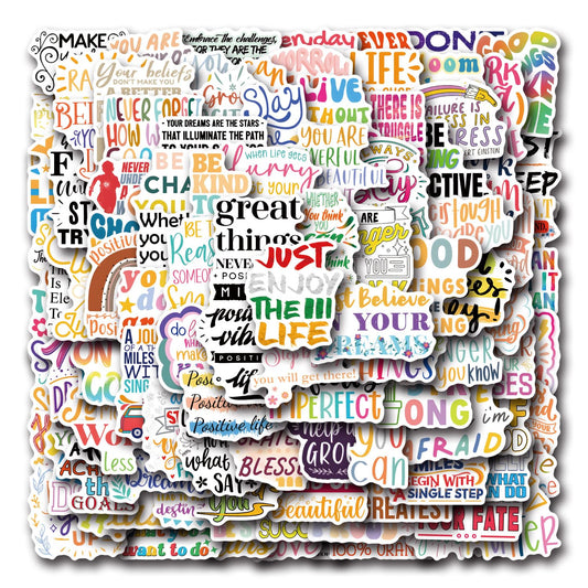 100 Inspirational Stickers for Adults and Kids