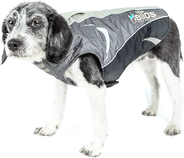 Waterproof Dog Coat with Wrap-Velcro for Large Dogs