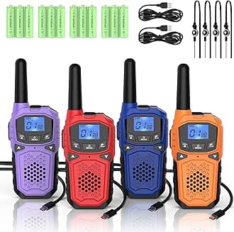 Long Range 2-Way Walkie Talkies for Adults and Kids