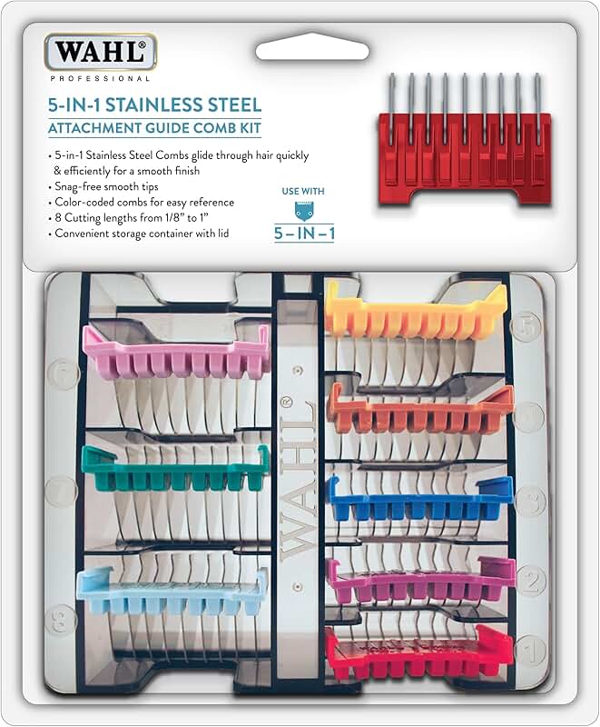 Guide for Wahl Animal Stainless Steel Attachments