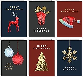 Christmas Greeting Card Assortment with Envelopes