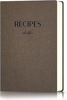 Large 192-Page Recipe Notebook for Family Cooking