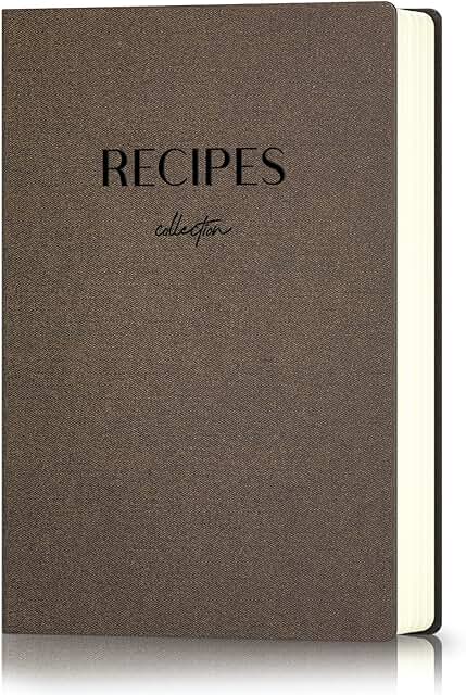 Large 192-Page Recipe Notebook for Family Cooking
