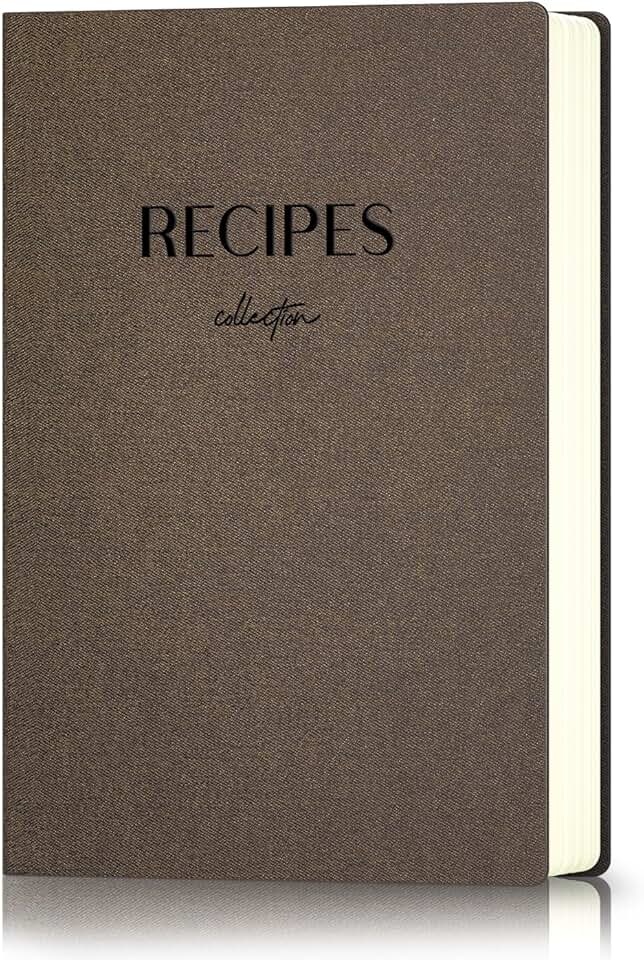 Large 192-Page Recipe Notebook for Family Cooking
