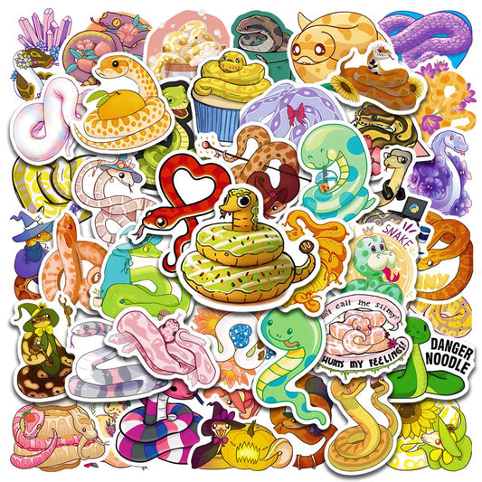 50 Waterproof Cute Animal Stickers for Kids and Teens