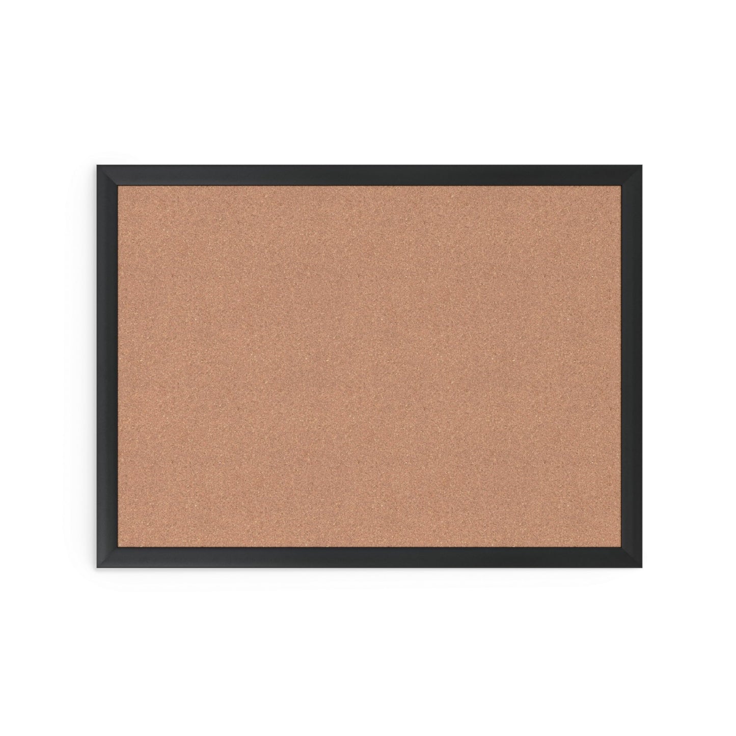 Black Aluminum Cork Bulletin Board, 24x18 Inches