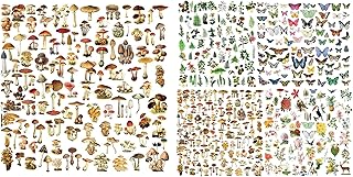 5 Packs Vintage Junk Journal and Scrapbook Stickers