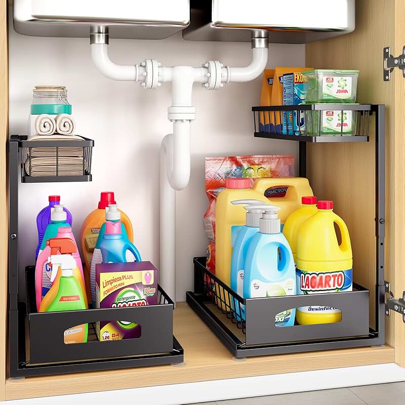 Sliding Kitchen Appliance Caddy for Easy Access