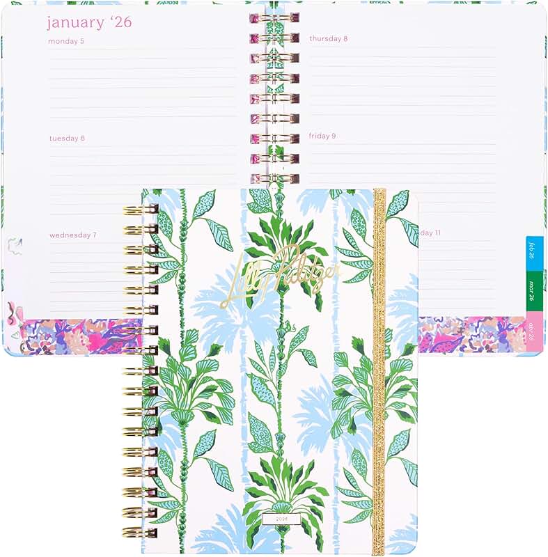 Large Monthly Planner for 2026 with Calendar and Extras