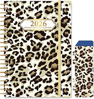 2026 Monthly and Weekly Planner with Tabs and Pocket