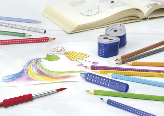 Set of 24 Colour Grip Pencils
