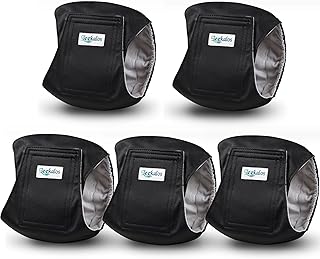 Male Dog Diapers, Washable Belly Bands, 5 Pack