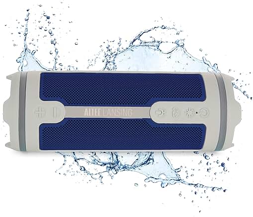 Wireless Bluetooth Speaker with 16H Battery and RGB Lights
