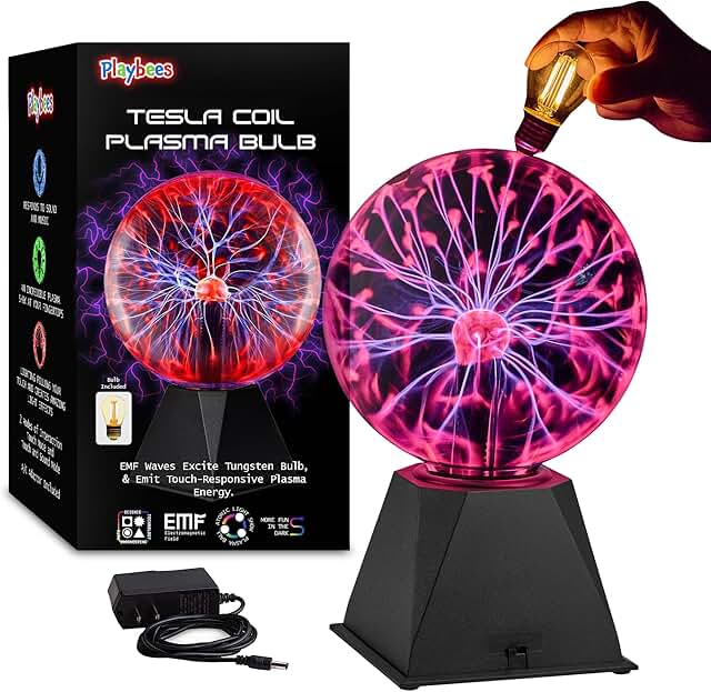 7-Inch Plasma Ball with Lightning Effects
