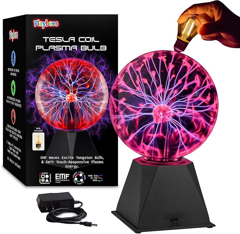 7-Inch Plasma Ball with Lightning Effects