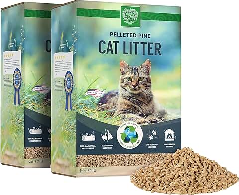 Pelleted Pine Cat Litter for Sifting Boxes, 40lb