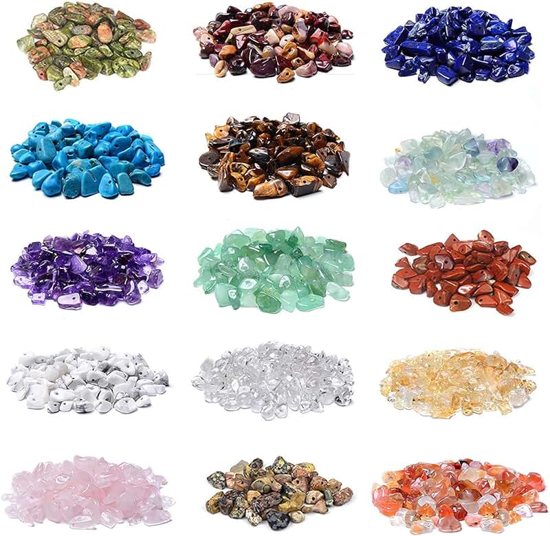 1500pcs Gemstone Chip Beads for Jewelry Making
