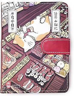 Cute Cartoon Kawaii Composition Notebook with Magnetic Clasp