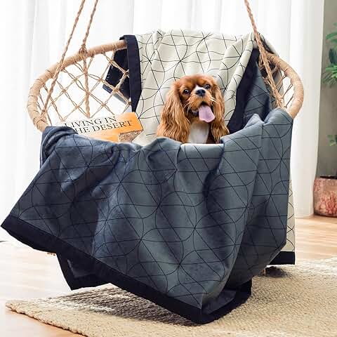 Waterproof Dog Blanket for Bed, 45x60 Inches