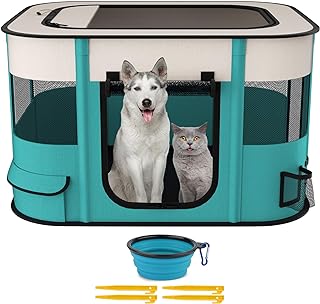 Foldable Playpen for Dogs and Cats