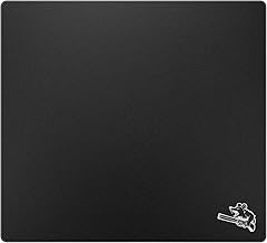 Black 400x500mm Tempered Glass Gaming Mouse Pad