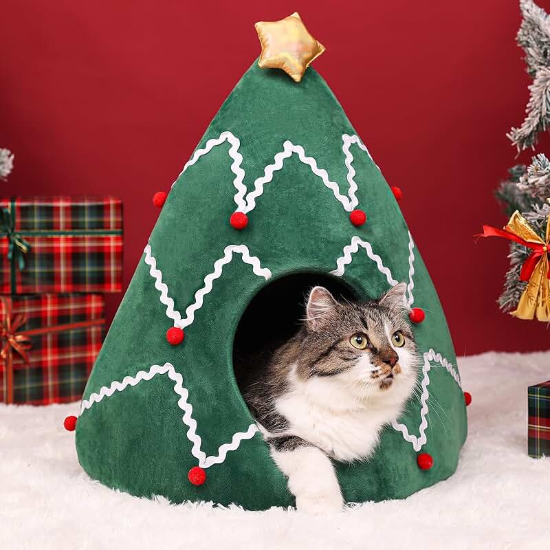 Cat Tree Tent House for Winter Comfort
