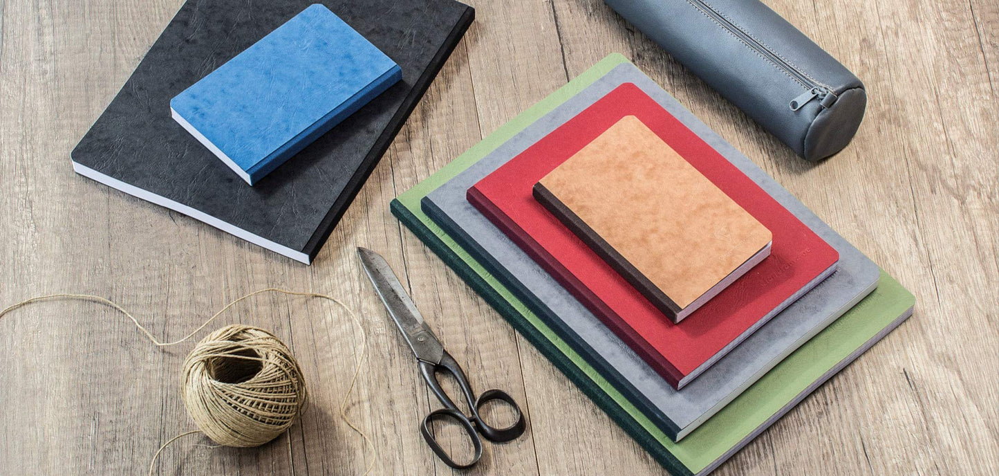 Large Green Clothbound Notebook, 192 Pages