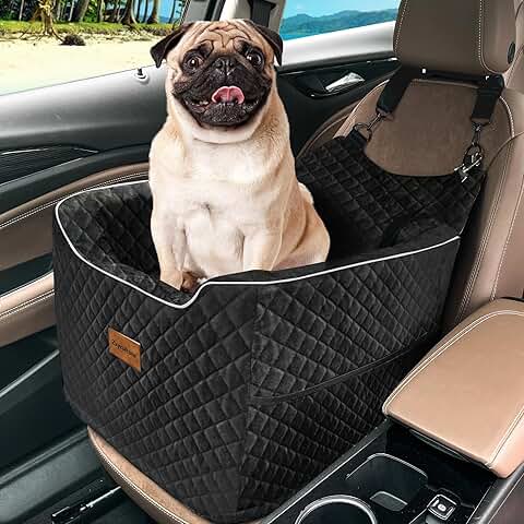 Deluxe Elevated Car Seat for Small Pets