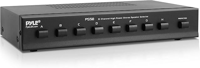 8 Zone Speaker Switch Selector for Multi-Channel Amplifiers