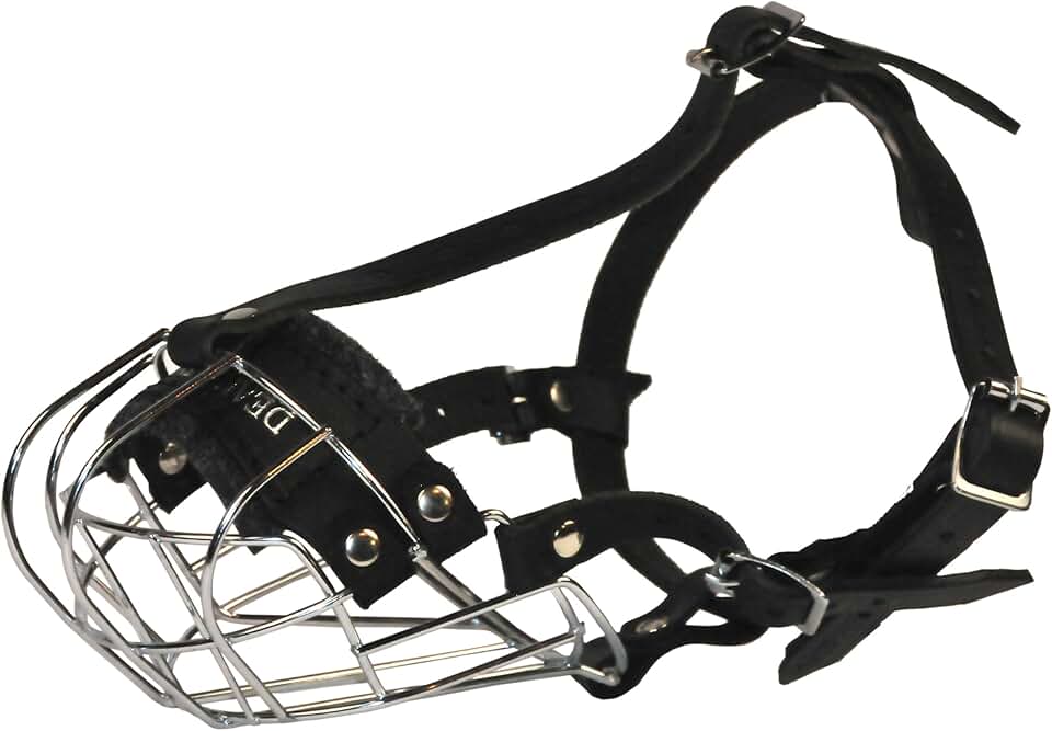Dog Wire Basket Muzzle, Size B3