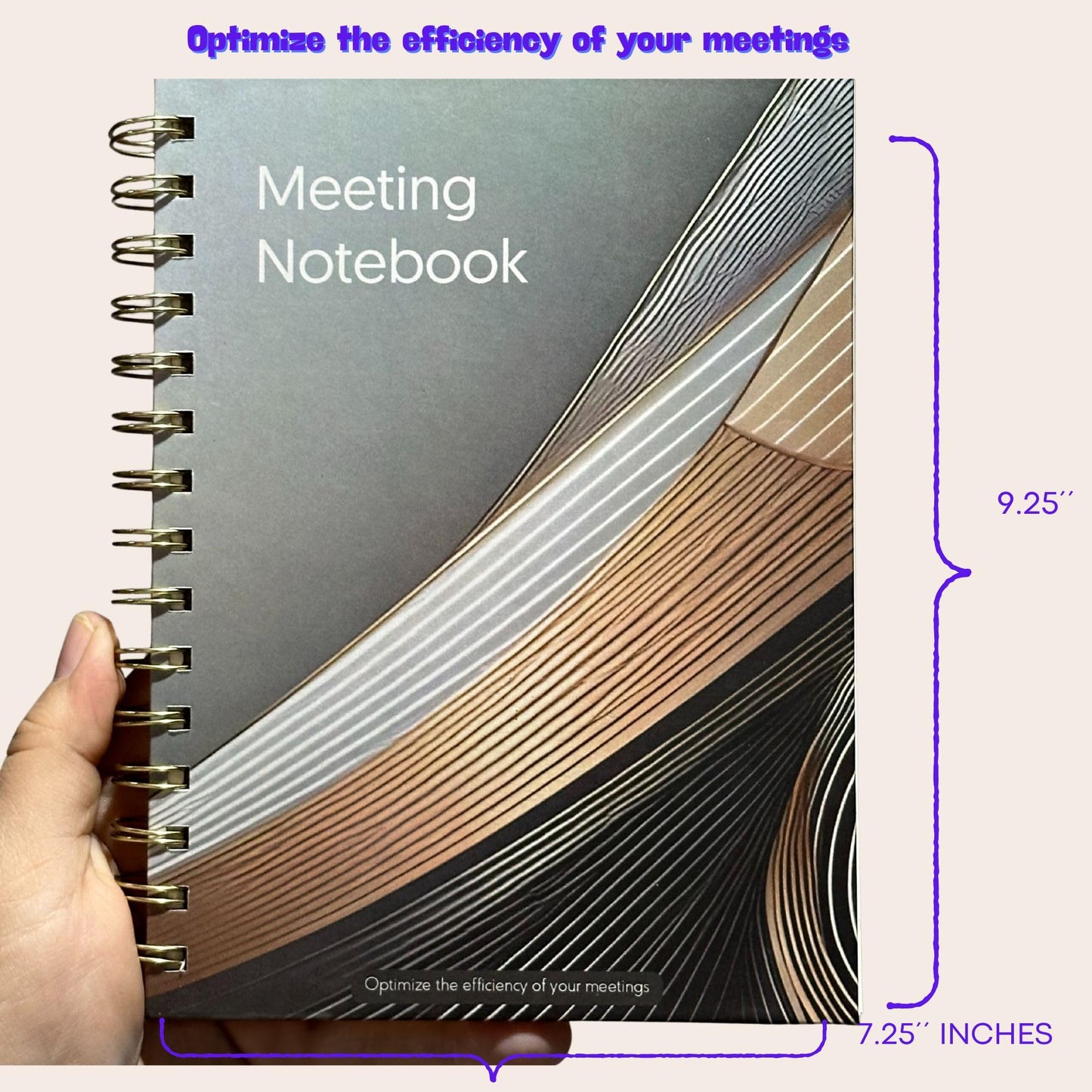 Small 7.25" x 9.25" Notebook with 220 Pages