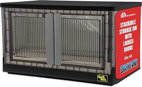 19-Gallon Stackable Storage Bins with Doors