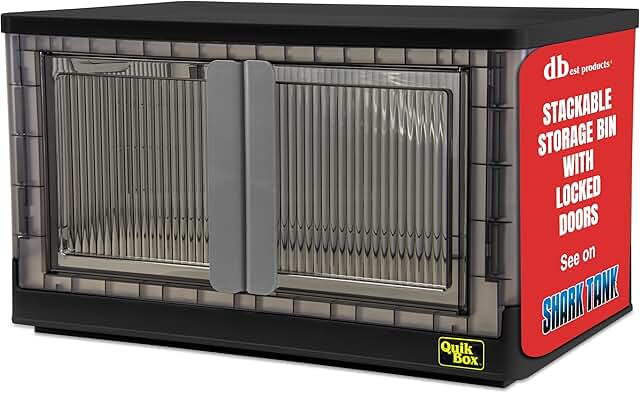 19-Gallon Stackable Storage Bins with Doors