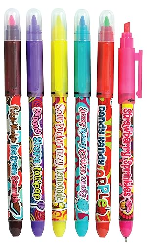Pack of 24 Scented Pens and Highlighters in Assorted Colors