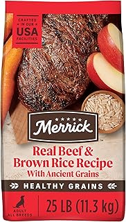 Healthy Grains Dry Dog Food with Beef and Brown Rice