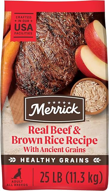 Healthy Grains Dry Dog Food with Beef and Brown Rice