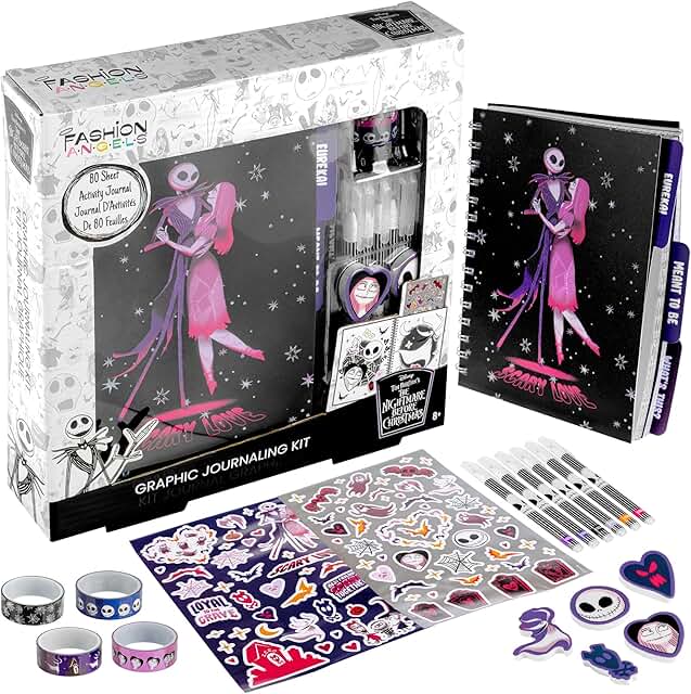 Nightmare Before Christmas Journaling Kit for Kids and Teens