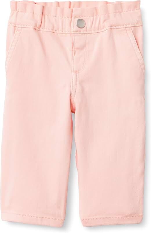 Toddler and Baby Girls' Straight Leg Ruffle Jeans