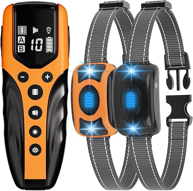 Vibrating Dog Collar with Remote for Training