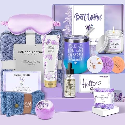 Spring Bath and Body Gift Basket for Women