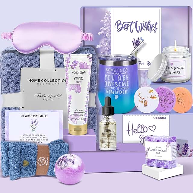 Spring Bath and Body Gift Basket for Women