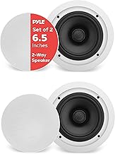 Pair of 6.5-inch 2-Way Ceiling Mount Speakers