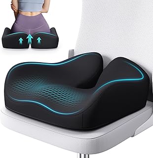 Memory Foam Seat Cushion for Office and Car Use